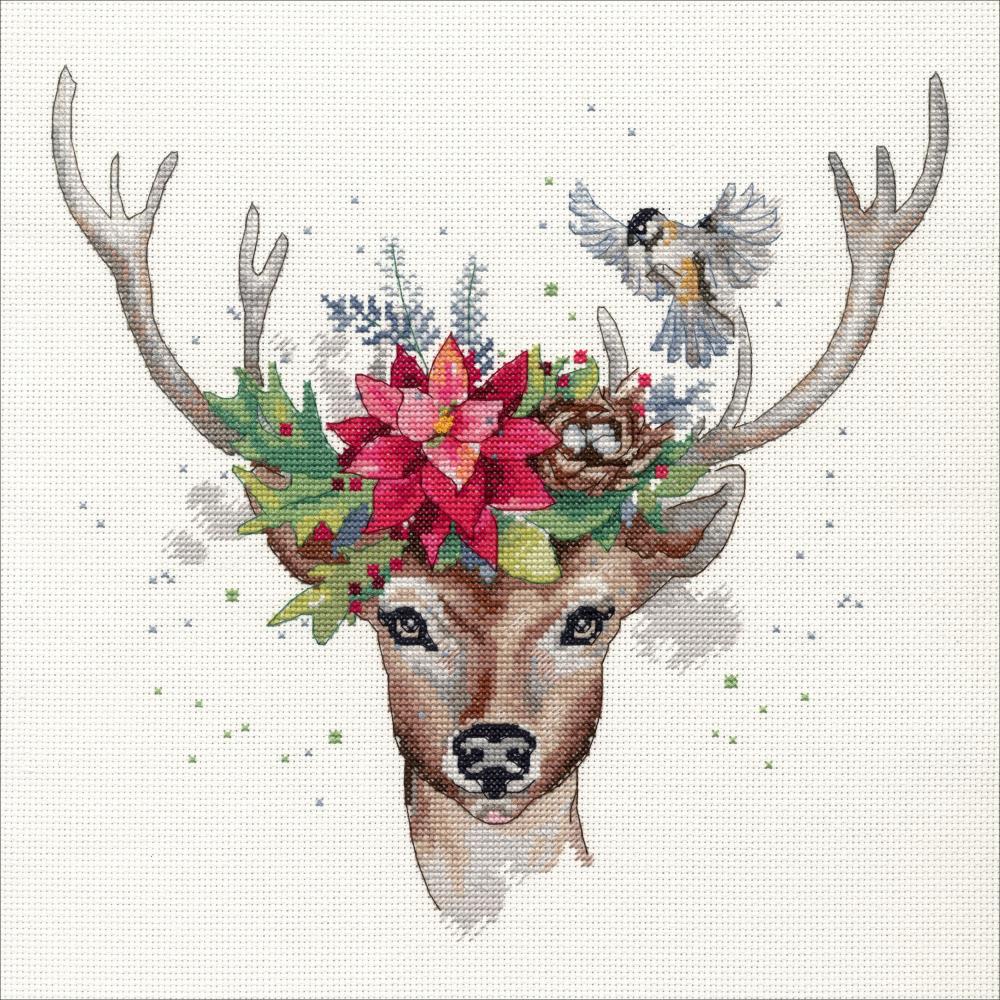 (image for) Woodland Deer Counted Cross Stitch Kit